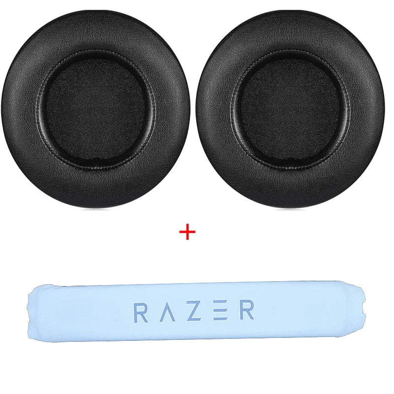 Replacement Ear Pads Earmuffs Earpads Headband For Razer Kraken Pro V2 EarPads 7.1 Chroma V2 USB Gaming Cushion Cover