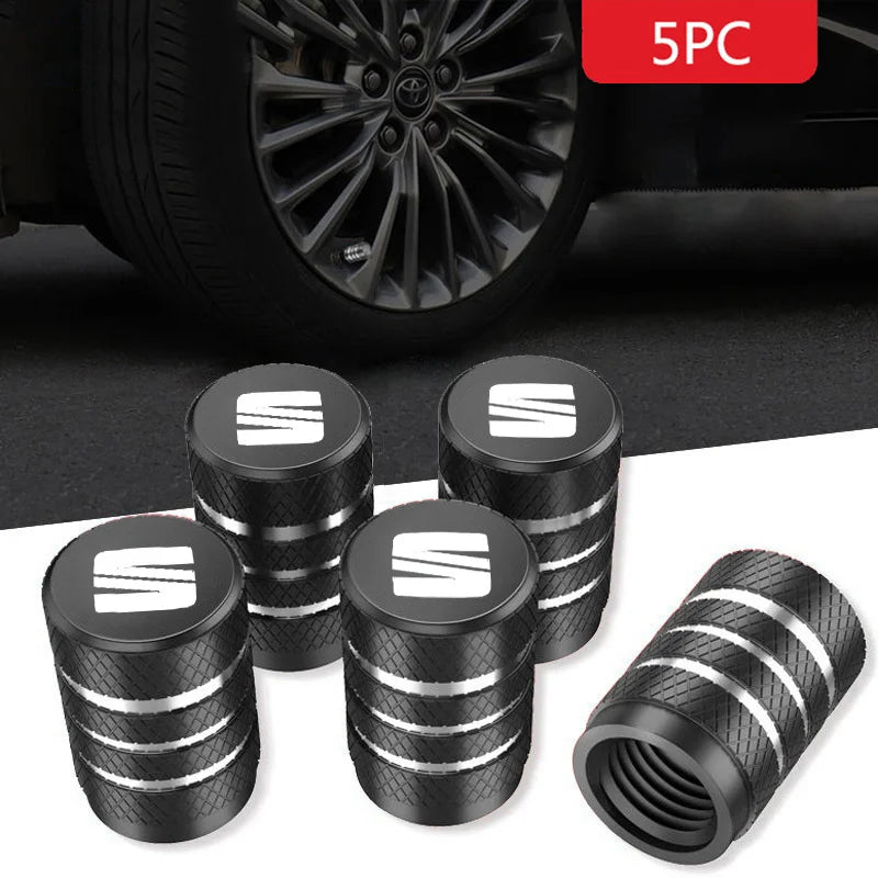 Car Wheel Tire Air Valve Caps For SEAT