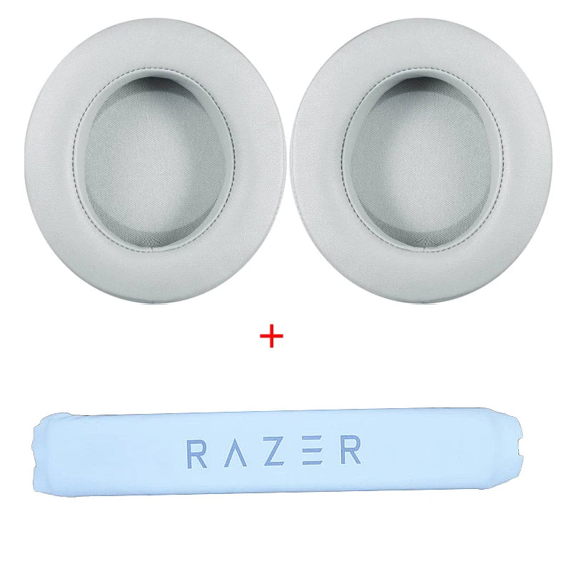 Replacement Ear Pads Earmuffs Earpads Headband For Razer Kraken Pro V2 EarPads 7.1 Chroma V2 USB Gaming Cushion Cover