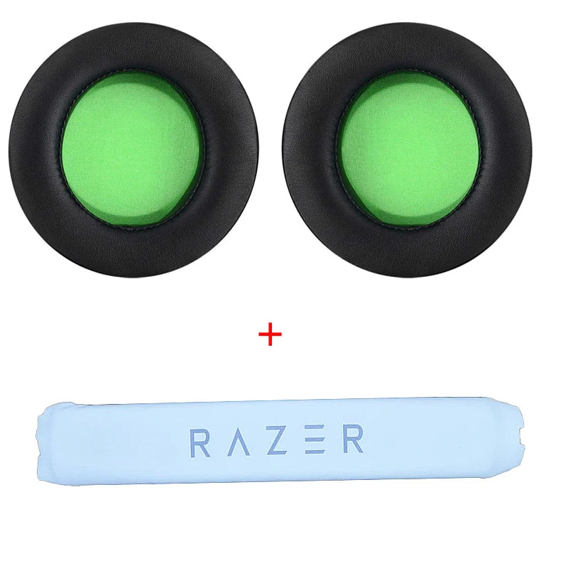 Replacement Ear Pads Earmuffs Earpads Headband For Razer Kraken Pro V2 EarPads 7.1 Chroma V2 USB Gaming Cushion Cover