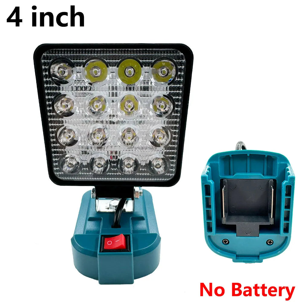 Cordless LED Work Light For Makita 14.4V-18V