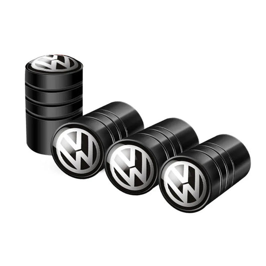 Car Tire Valve caps Emblem metal Cap Case For for VW Volkswagen Golf Polo Passat   Touran accessories Car Styling