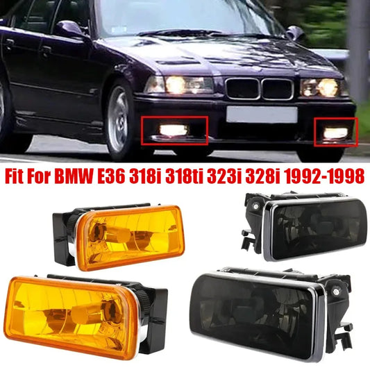 Front Bumper Fog Light Lamp Housing Fit For BMW E36