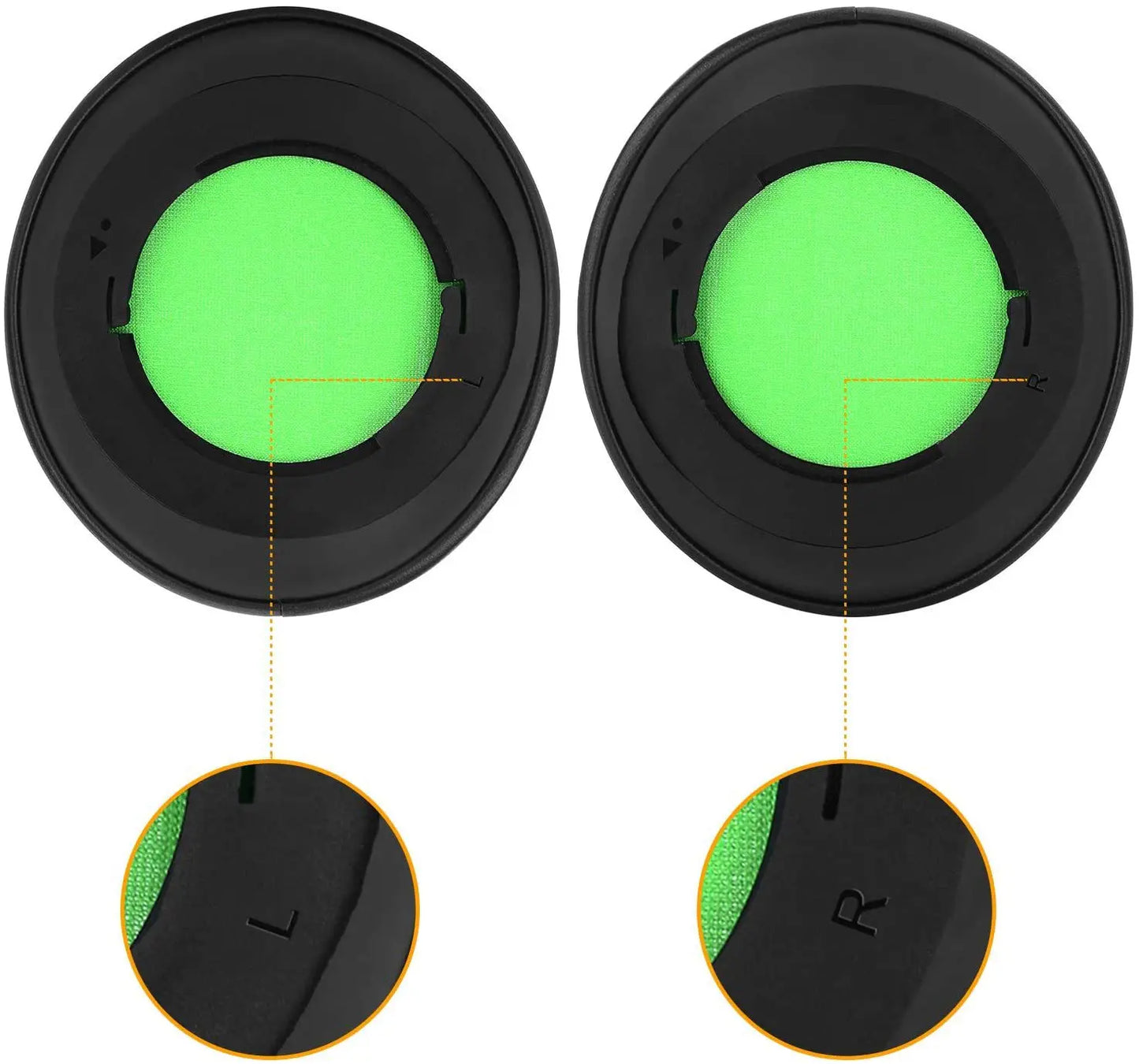 Replacement Ear Pads Earmuffs Earpads Headband For Razer Kraken Pro V2 EarPads 7.1 Chroma V2 USB Gaming Cushion Cover