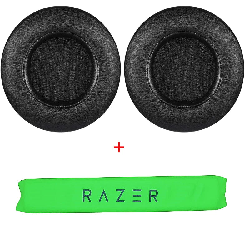 Replacement Ear Pads Earmuffs Earpads Headband For Razer Kraken Pro V2 EarPads 7.1 Chroma V2 USB Gaming Cushion Cover