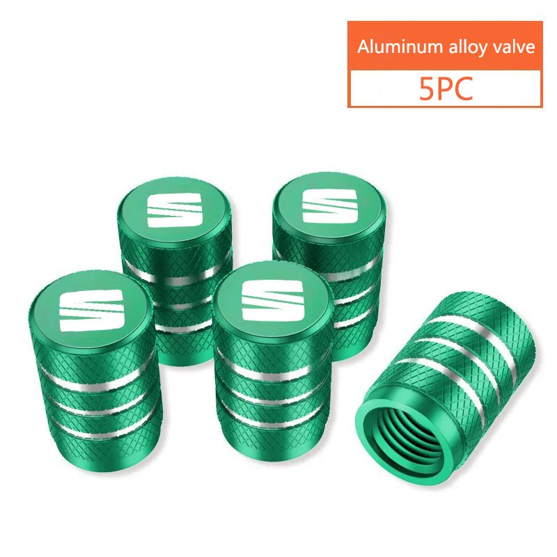 Car Wheel Tire Air Valve Caps For SEAT