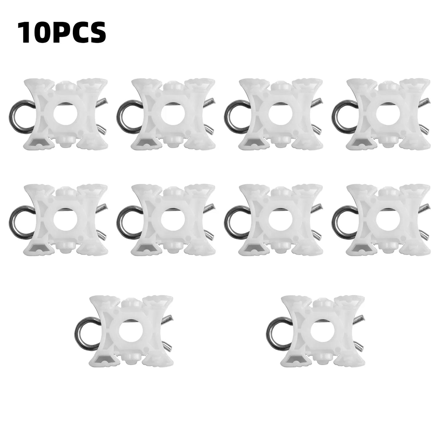 10Pcs Window Regulator Sliding Pivot Clips Auto Fastener Clip For BMW E36 316 318 E32 E34 E85 E92 Z3 Z4 5 7 Roller Lifter Clips