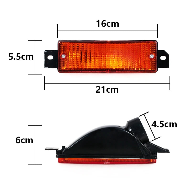 For BMW 3 Series E30 1987 1988 1989 1990 1991 Front Bumper Indicator Turn Signal Light Fog Lamp No Bulb 63131380965 63131380966