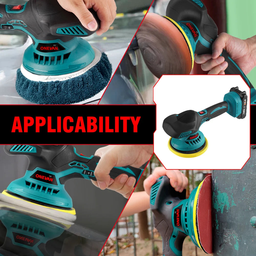 ONEVAN Cordless 21V Car Polisher Electric