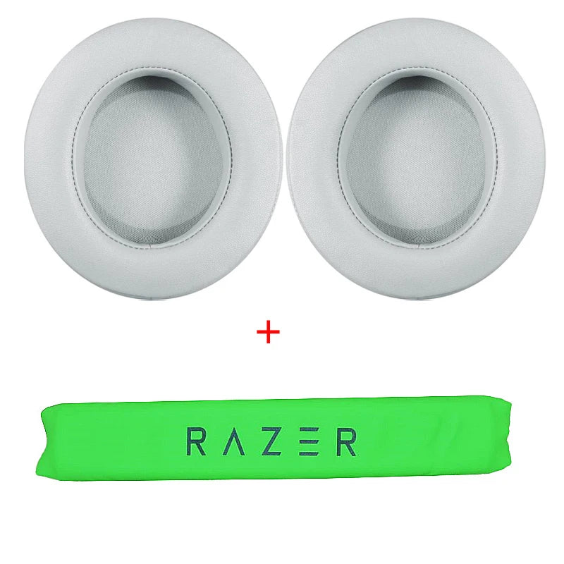 Replacement Ear Pads Earmuffs Earpads Headband For Razer Kraken Pro V2 EarPads 7.1 Chroma V2 USB Gaming Cushion Cover