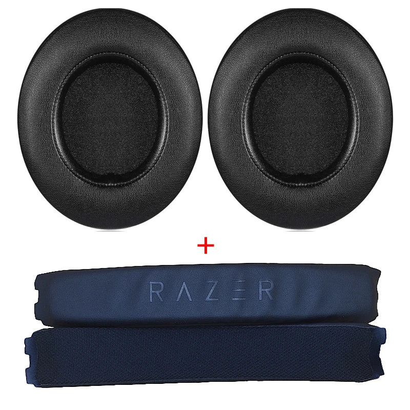 Replacement Ear Pads Earmuffs Earpads Headband For Razer Kraken Pro V2 EarPads 7.1 Chroma V2 USB Gaming Cushion Cover