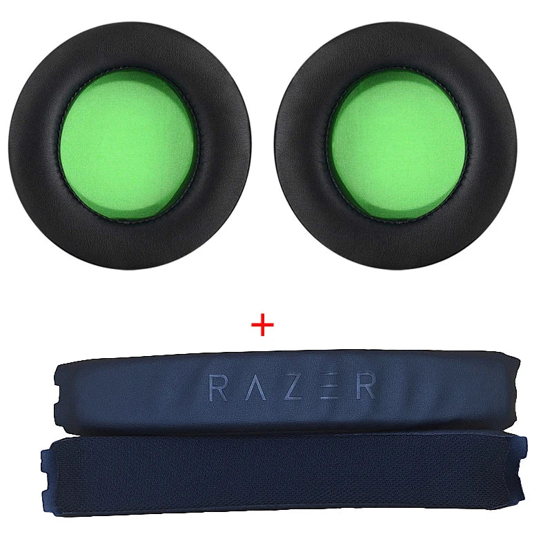 Replacement Ear Pads Earmuffs Earpads Headband For Razer Kraken Pro V2 EarPads 7.1 Chroma V2 USB Gaming Cushion Cover