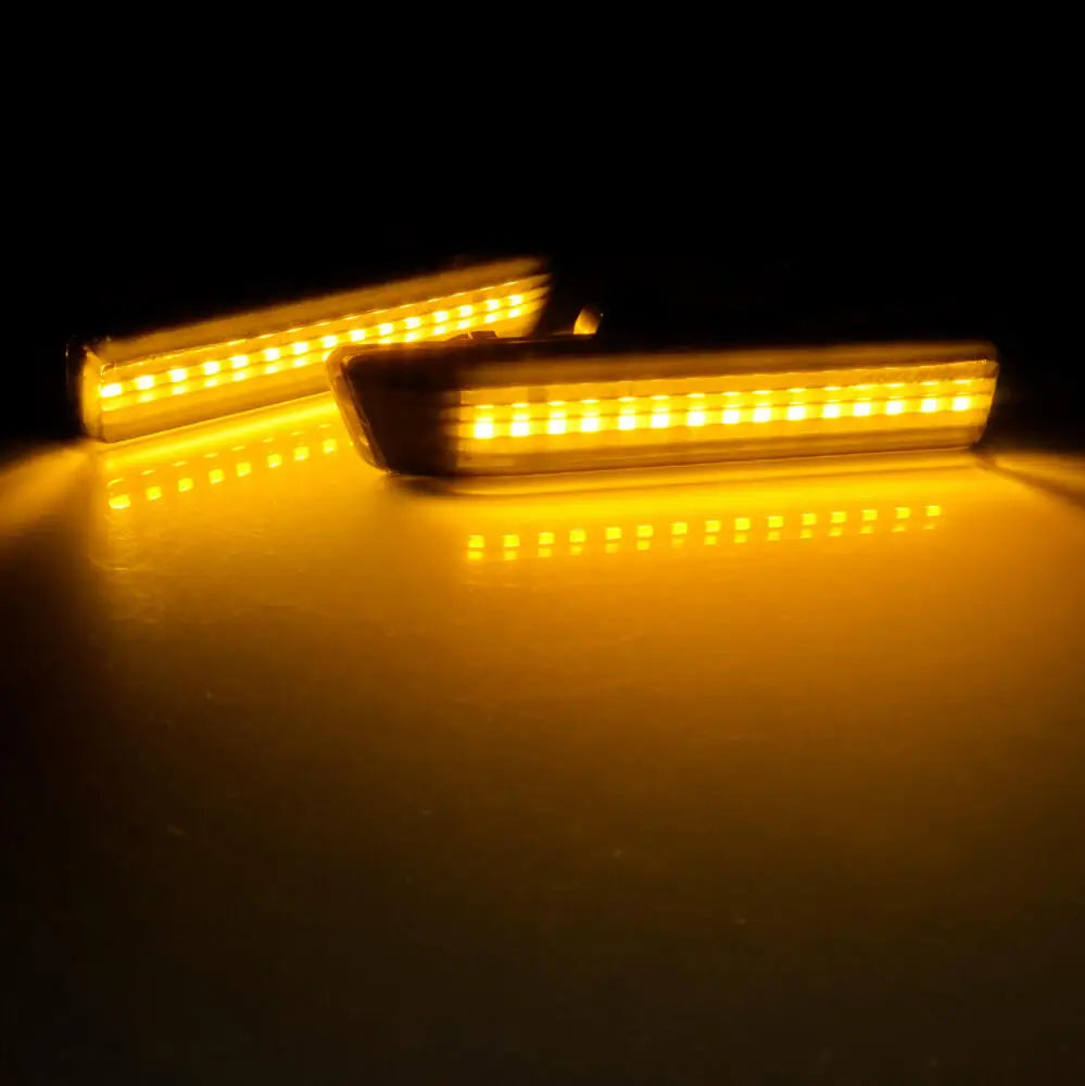 2x  Dynamic Amber LED Side Marker Repeater Light Lamp