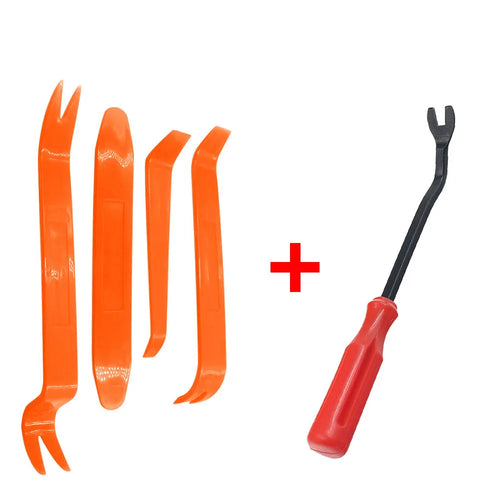 Set Portable Car Panel Removal Tool Kit Nail Puller Radio Audio