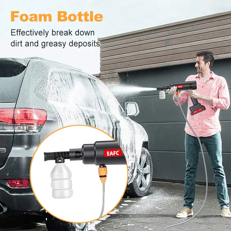 Electric Cordless High Pressure Car Wash Gun