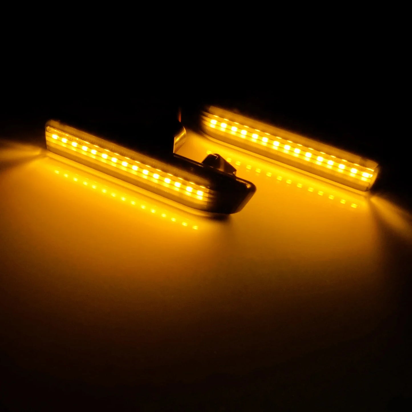 2x  Dynamic Amber LED Side Marker Repeater Light Lamp