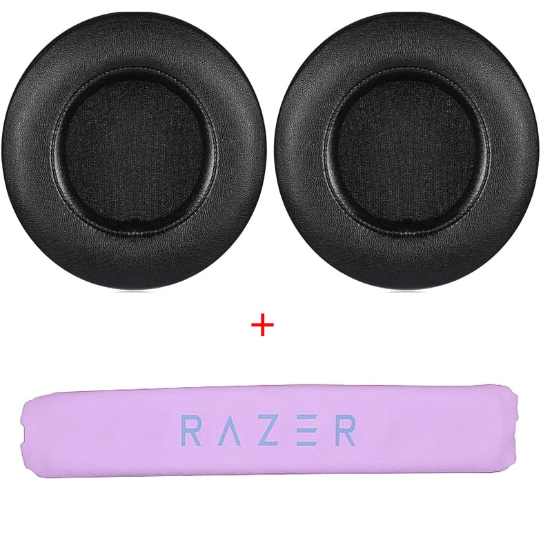 Replacement Ear Pads Earmuffs Earpads Headband For Razer Kraken Pro V2 EarPads 7.1 Chroma V2 USB Gaming Cushion Cover