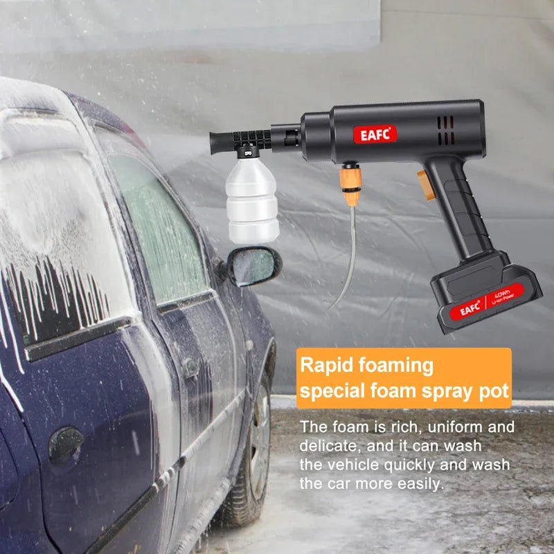 Electric Cordless High Pressure Car Wash Gun